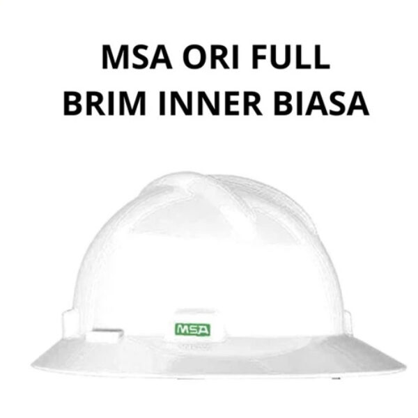 Helm Safety Msa Original Full Brim Inner Biasa