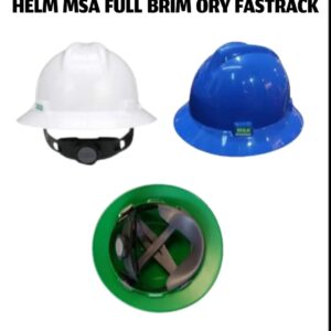 Helm Konstruksi MSA Putih Full Brim Fastrack