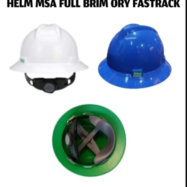 Helm Kerja MSA Warna Biru Full Brim